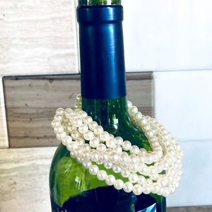 Multi strand faux Pearl bracelet